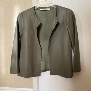 Grey taupe olive cardigan